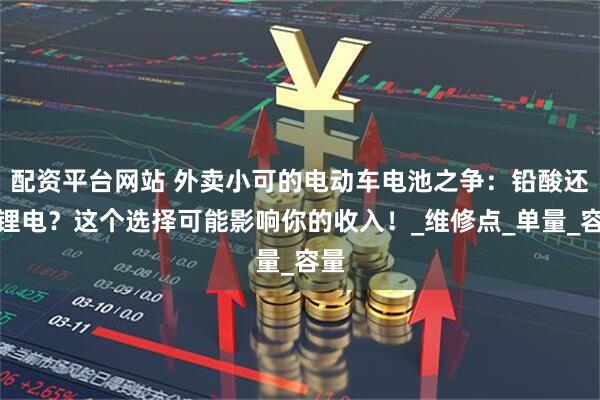配资平台网站 外卖小可的电动车电池之争：铅酸还是锂电？这个选择可能影响你的收入！_维修点_单量_容量