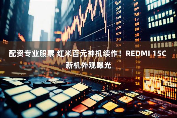 配资专业股票 红米百元神机续作！REDMI 15C 新机外观曝光